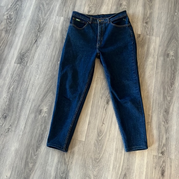 Puma high waisted cropped denim jeans - Picture 2 of 13